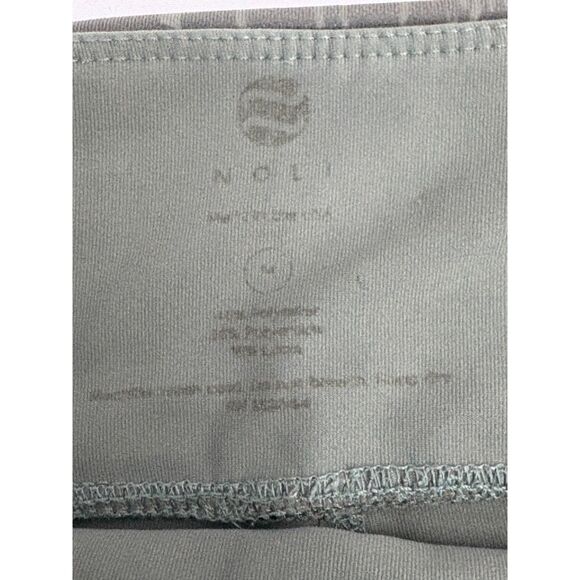 Noli Army Green Leggings Yoga Pants Size M Pilates Workout Sporty Fitness Cute - Picture 7 of 11